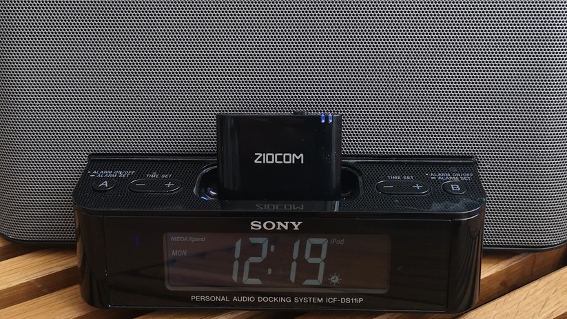 Ziocom Bluetooth-Adapter 30-Pin: Die Bluetooth-Verbindung ist stabil und funktioniert zuverlässig.