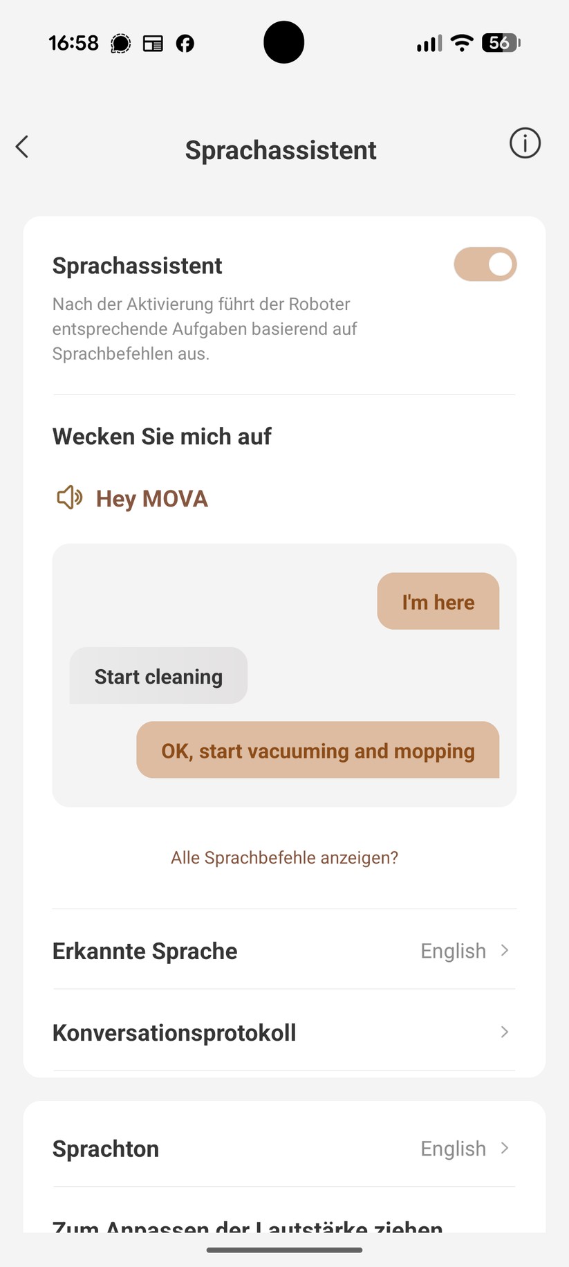 Mova Z70 Ultra Roller – App & Einrichtung
