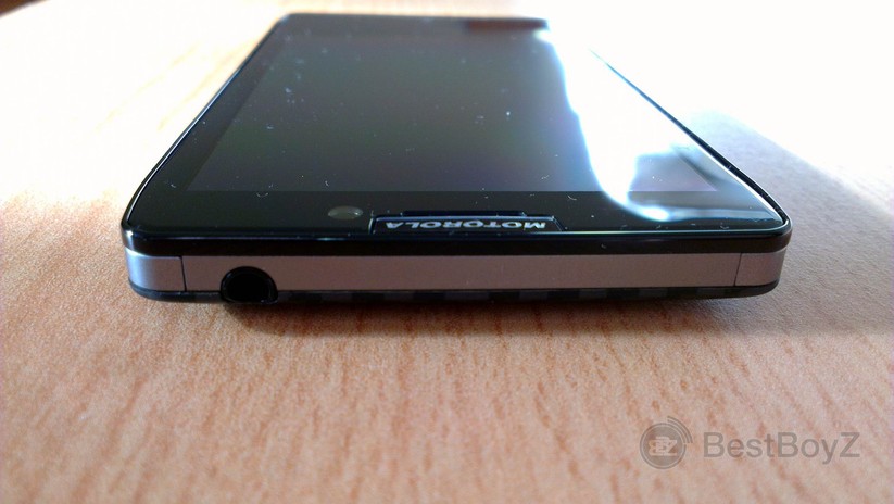 Oberseite des Motorola RAZR HD