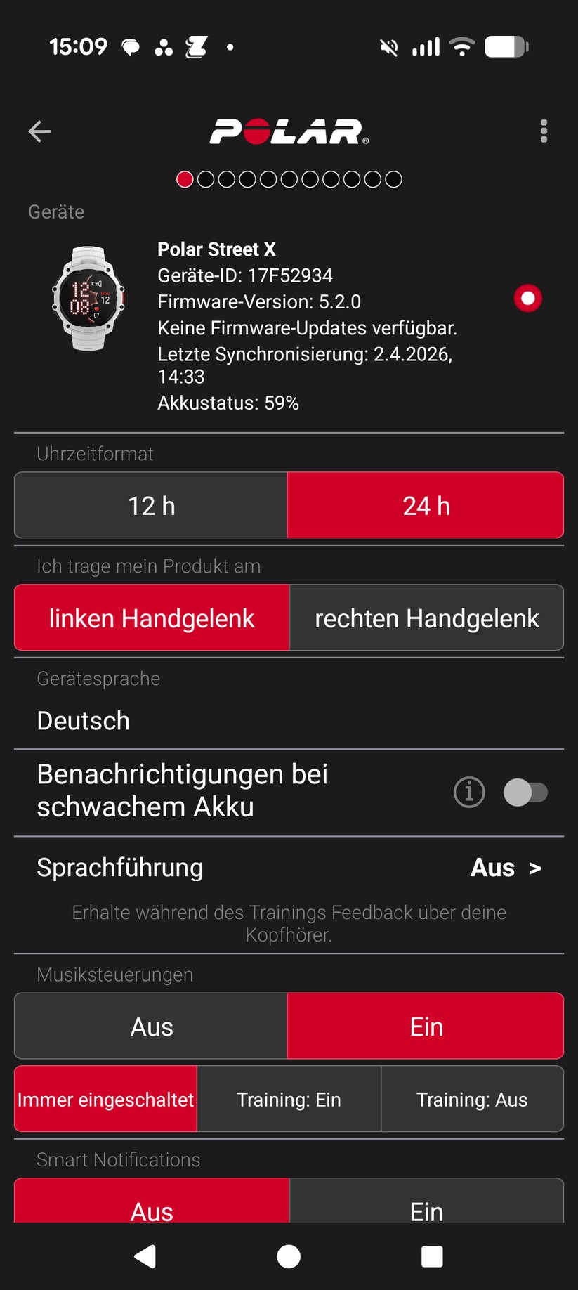 Polar Street X – App