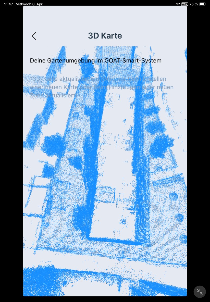So sieht die LiDAR-Einheit die Umgebung.