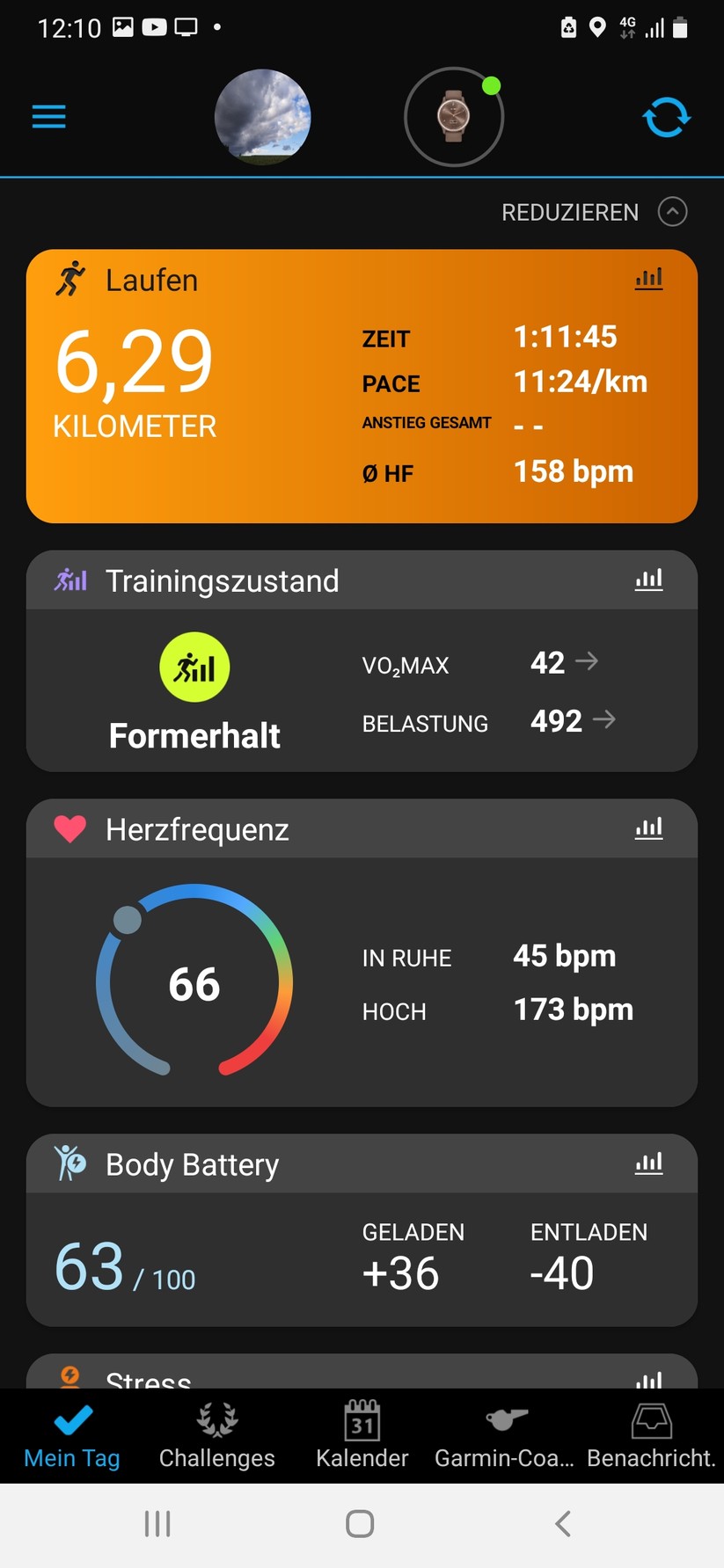 Garmin Vivomove - Garmin Connect