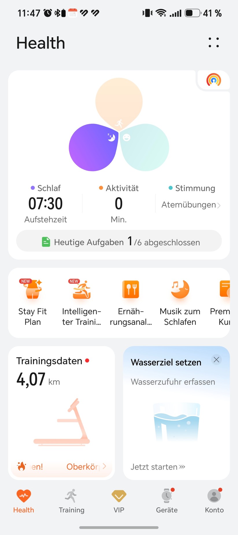 Huawei Watch D3: Health App