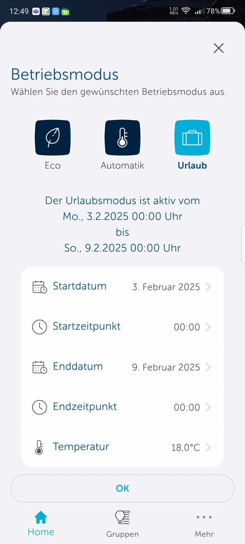  Einstellungen, Heizpläne, Automatisierung mit Fenstersensor