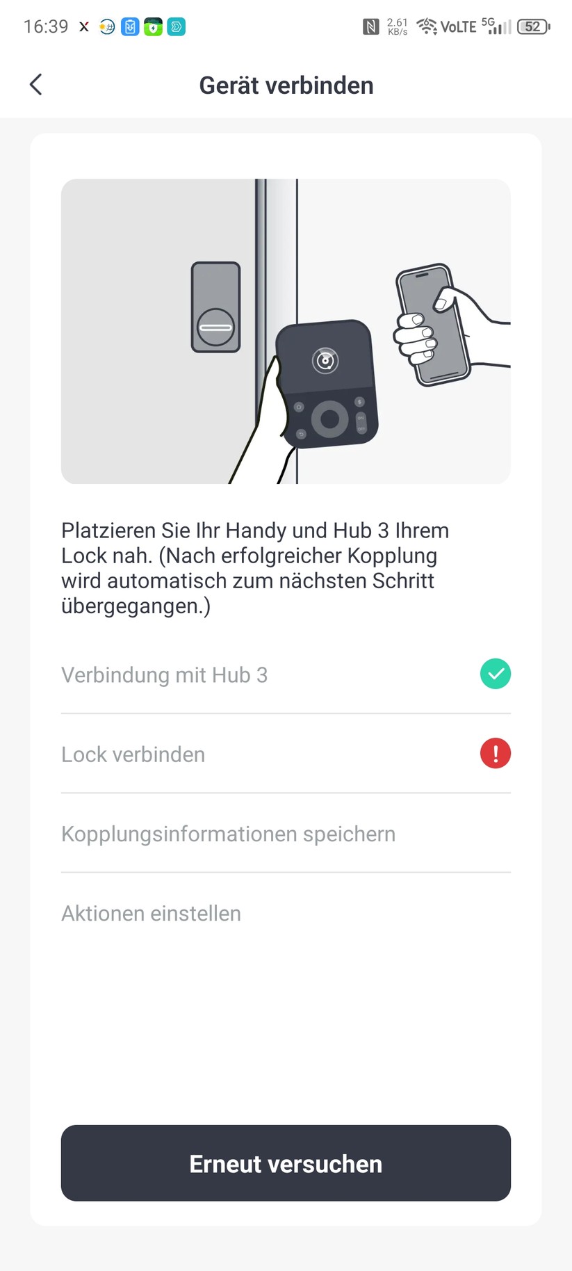 Switchbot Hub 3: Konfiguration