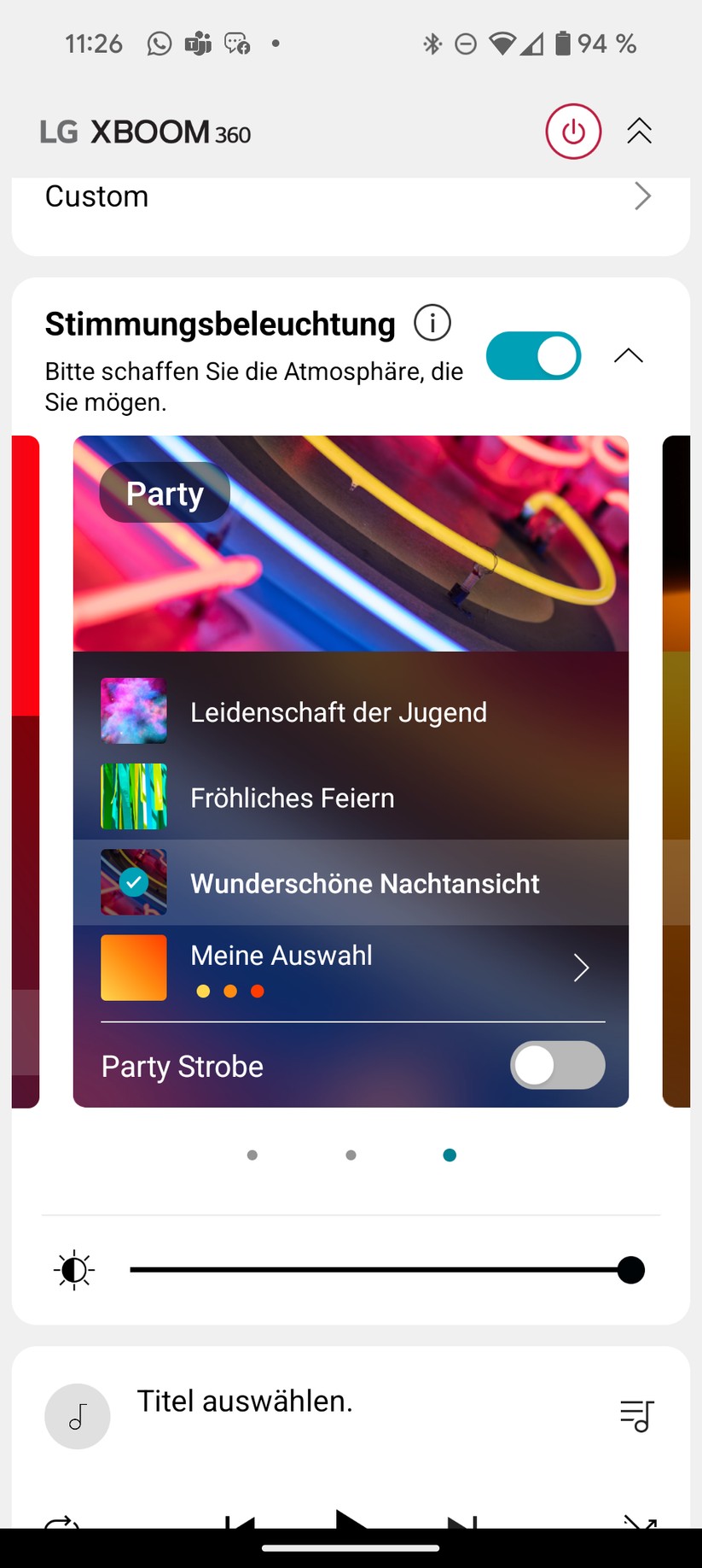 LG Xboom 360 DXO2T Screenshot