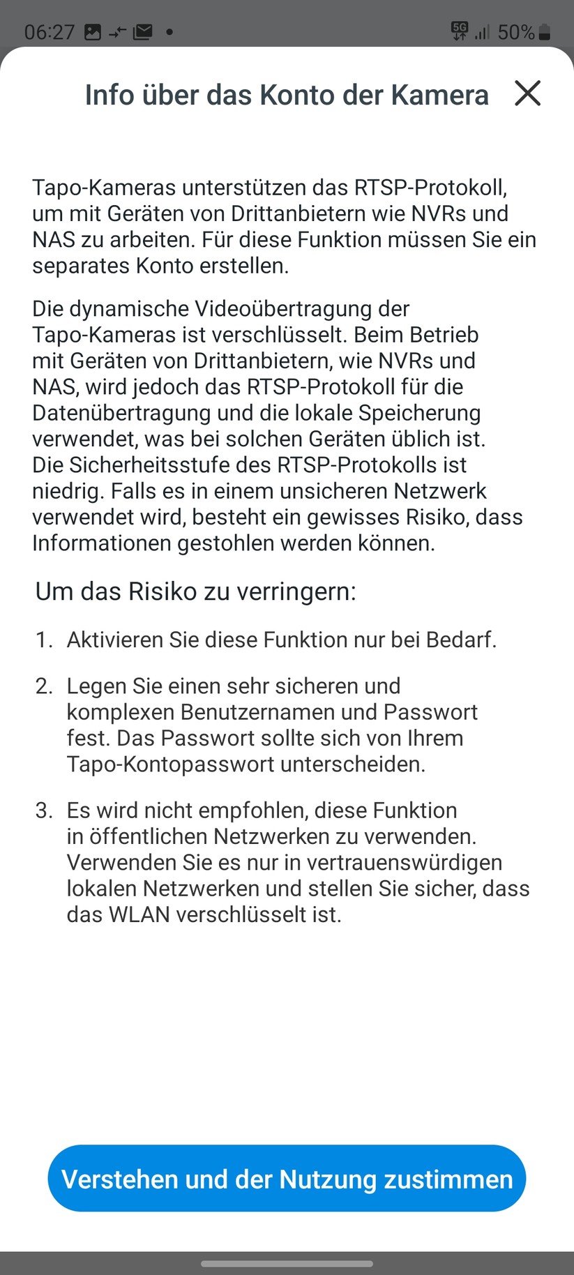 TP-Link Tapo C225: Einstellungen