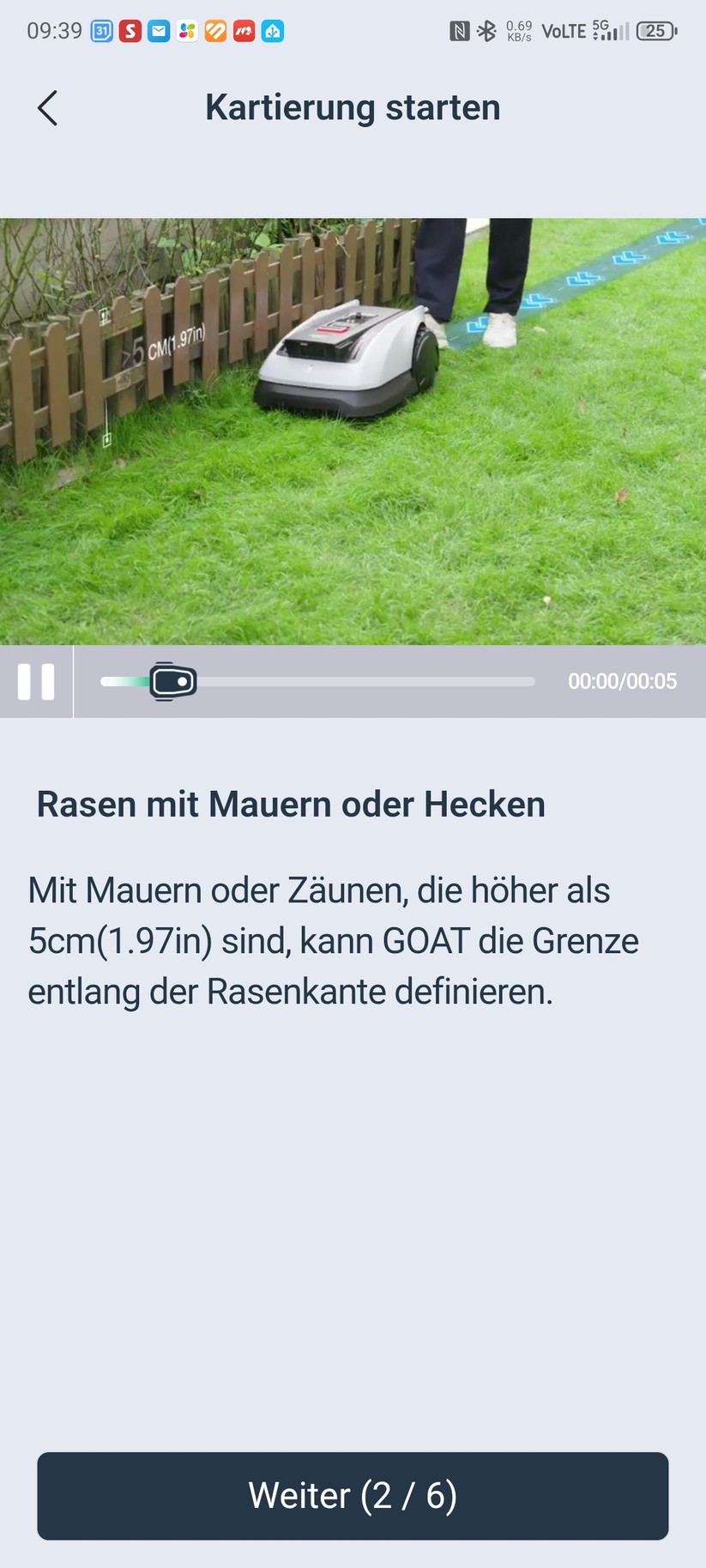 Ecovacs-App: Kartierung