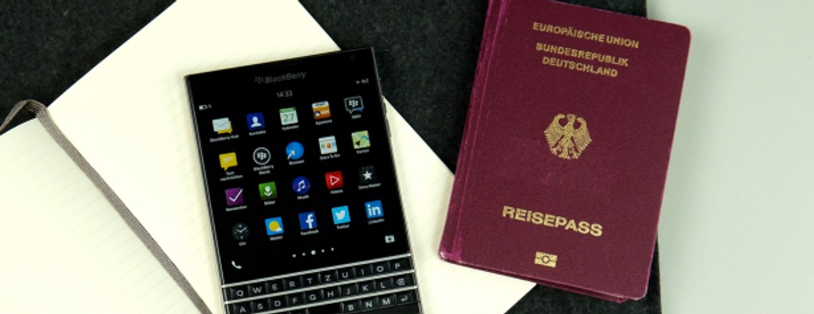 BlackBerry Passport mit quadratischem Display im Test