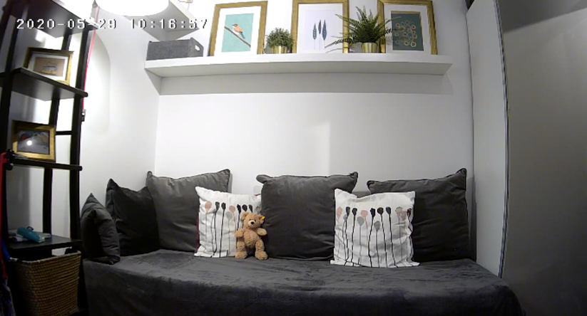 Bei Tageslicht überzeugt die Bildqualität der Hama Wifi Camera.