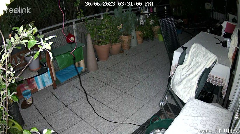 Reolink Argus PT Ultra: Nachtsicht