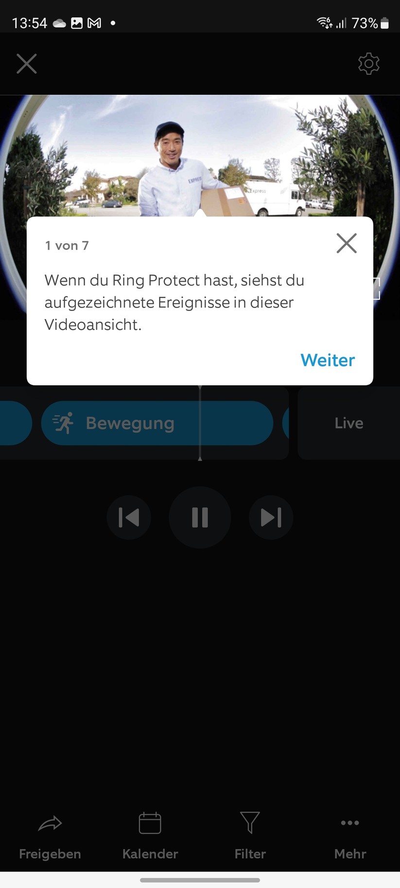 Ring Stick Up Cam Pro Akku: Die Kamera bietet viele Funktionen und Konfigurationsmöglichkeiten.