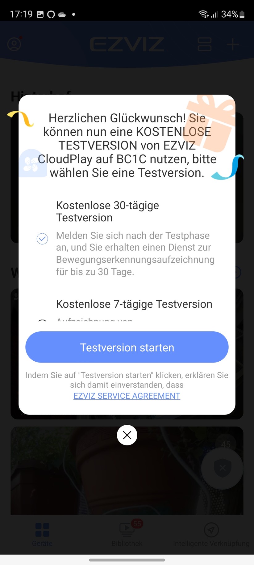 Ezviz Elife 2K+ (BC1C): App