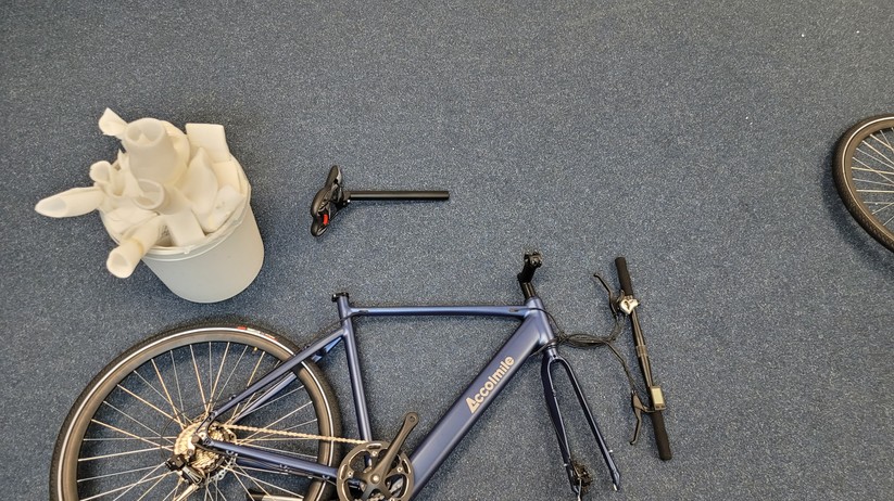 Accolmile E-Road: Verpackung, Lieferumfang und Aufbau