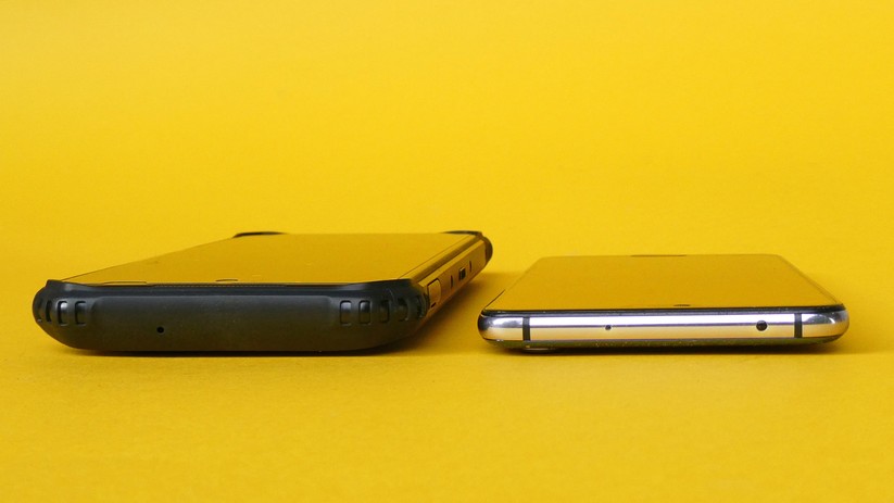 Das S95 Pro im Vergleich zu einem P20 Pro.