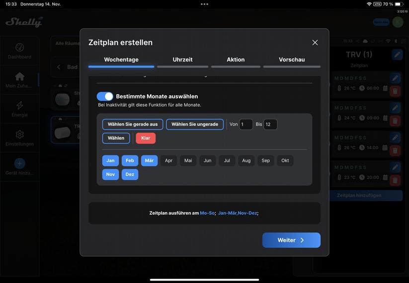  Das Erstellen von Heizplänen ist alles andere als intuitiv.