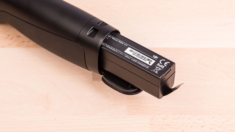 Der Osmo hätte durchaus auch einen stärkeren Akku vertragen – 980 mAh sind nicht besonders viel.