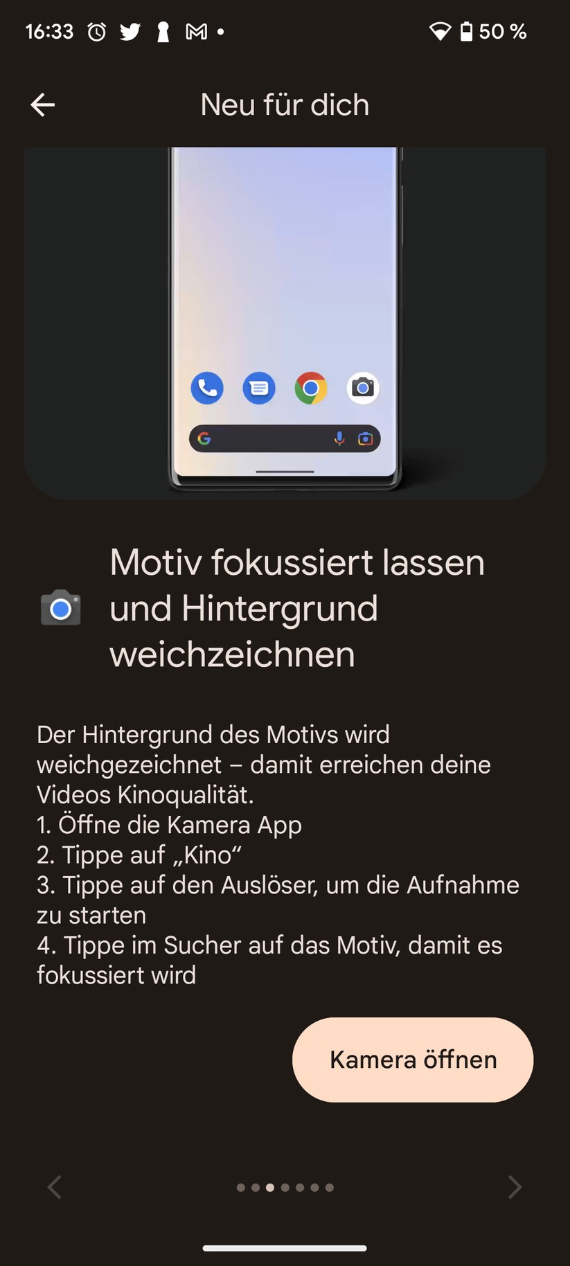 Google Pixel 7 Software-Funktionen