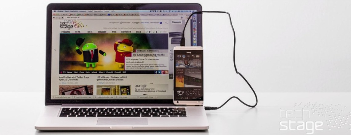 USB-Tethering mit Android-Smartphone und Mac OS X