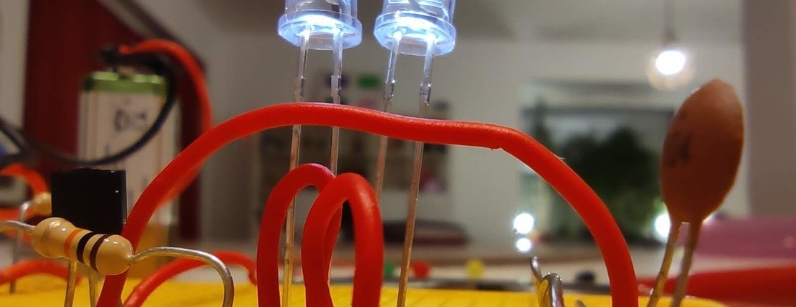 Diese Schaltung zeigt einen berührungsempfindlichen Dimmer.