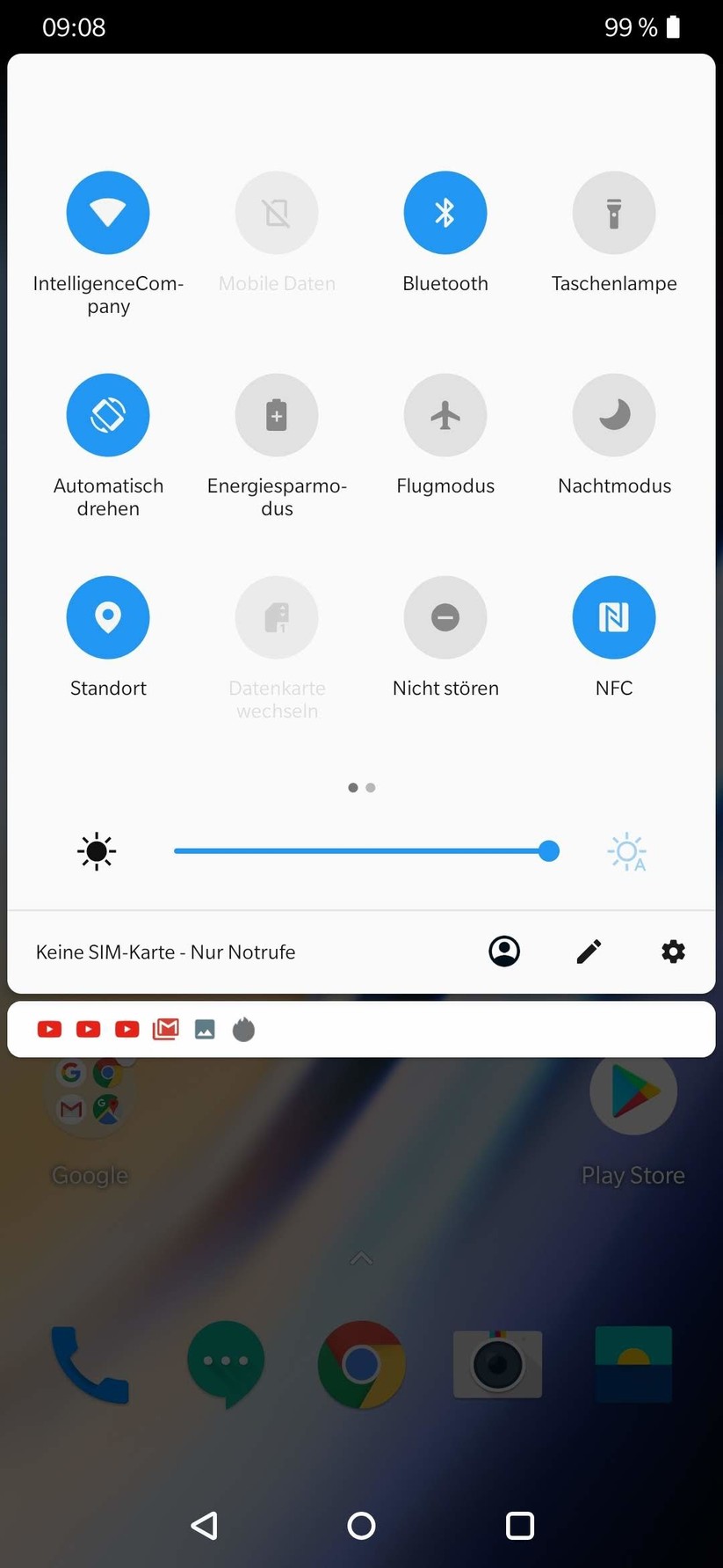 Kurzeinstellungen