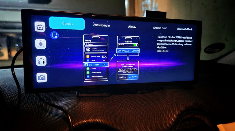Lamtto RC28: Carplay-Kopplung 