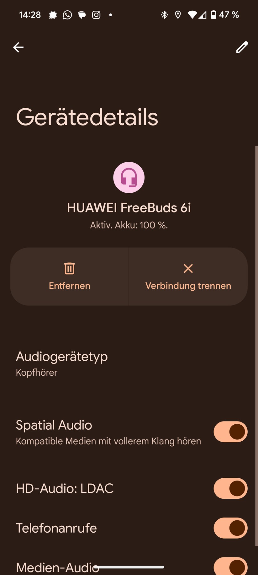 Huawei Freebuds 6i – App