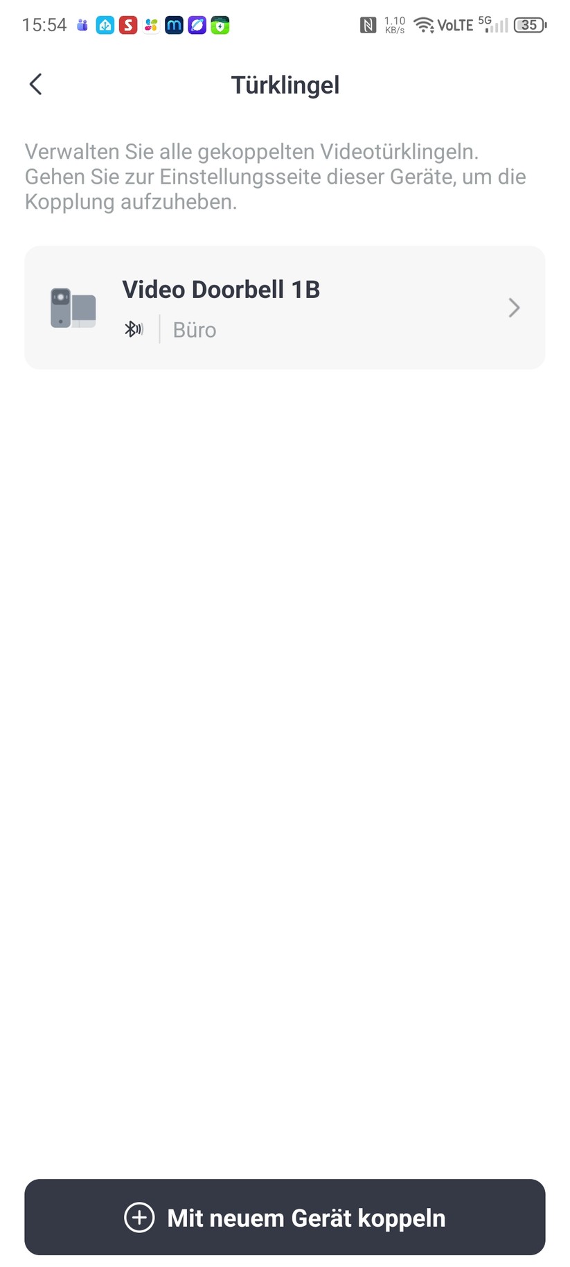 Mit der Koppelung eines Smart Locks in der App können Anwender das Schloss vom Monitor der Video-Türklingel aus bedienen.