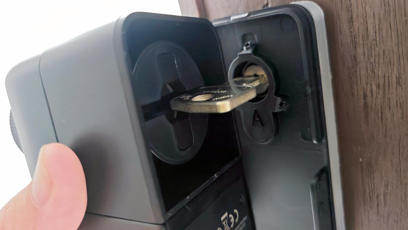 Switchbot Lock Pro: Der Schlüssel darf/muss bleiben |