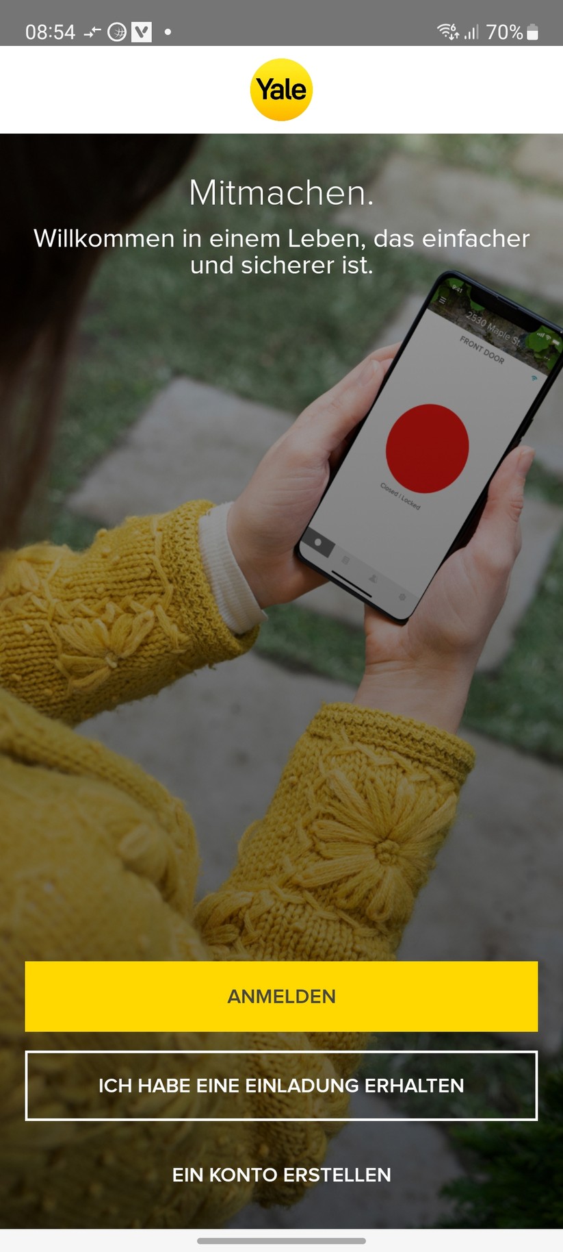 Yale Smart Outdoor Camera: Einrichtung und Einstellungen