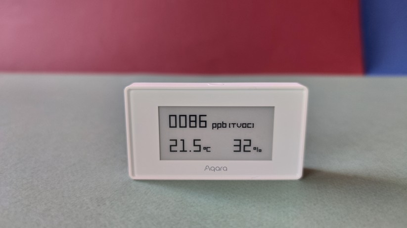 Die TVOC-Werte stellt der Monitor in mg/³ oder in ppb dar.