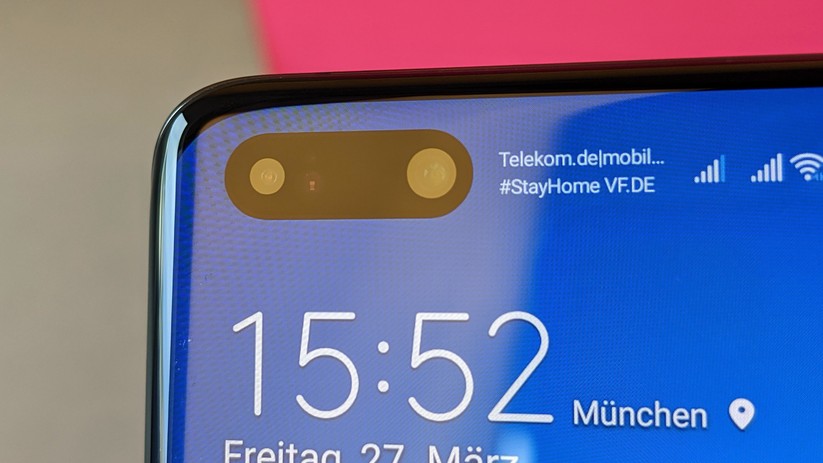 Fette Notch in der oberen linken Ecke