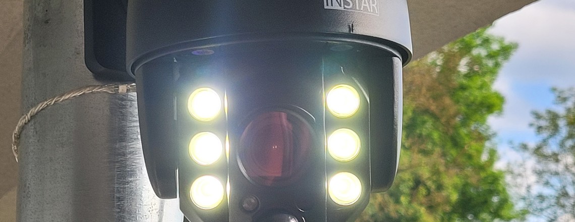Instar IN-9420 2K+: PTZ-Überwachungskamera mit optischem 5x-Zoom, Onvif, Homekit, Dual-WLAN, PoE, PIR-Sensor, farbige Nachtsicht uvm.