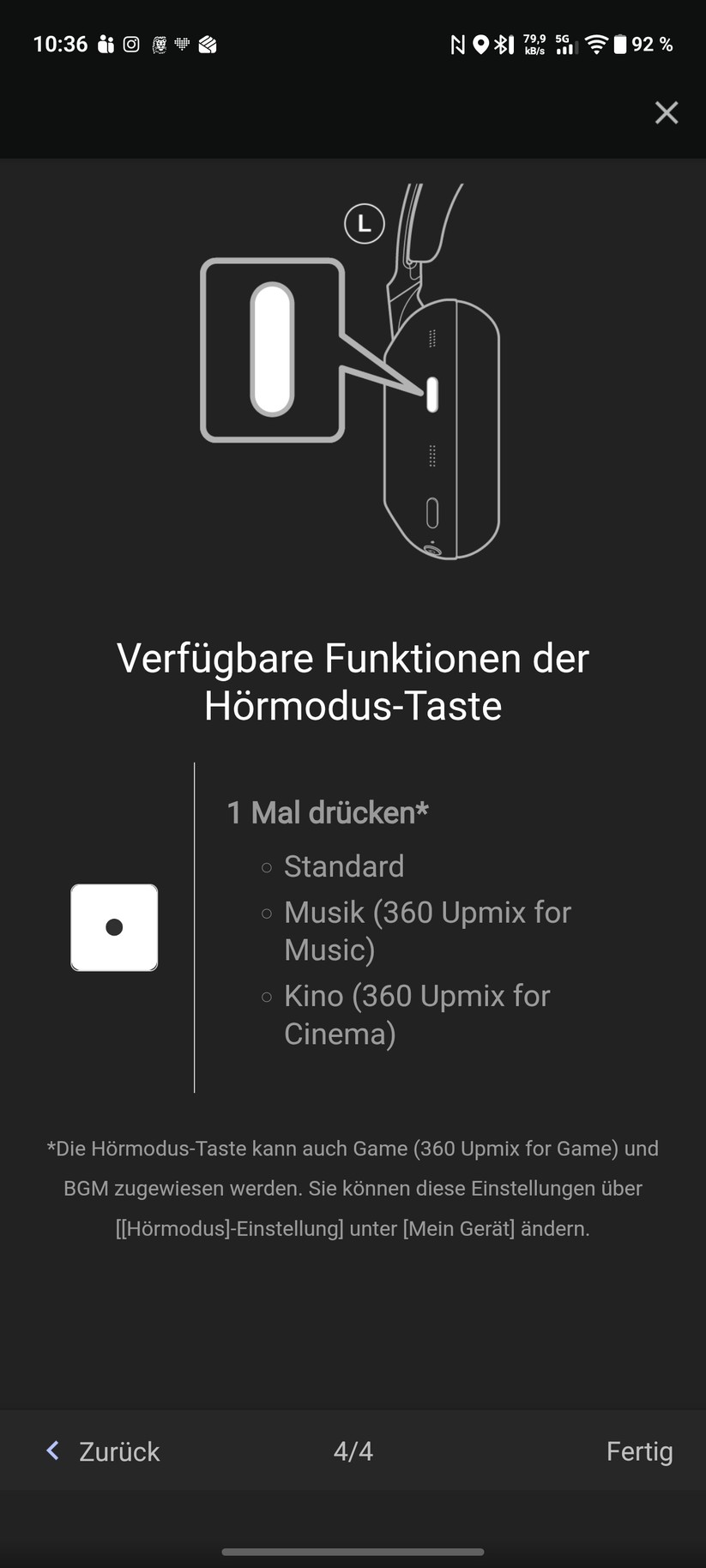 Sony 1000X The Collexion Screenshot