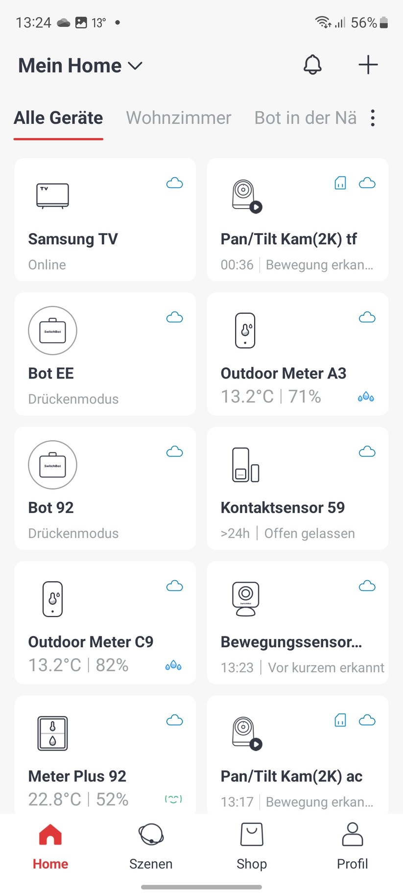 Switchbot PTZ-Überwachungskamera 2K