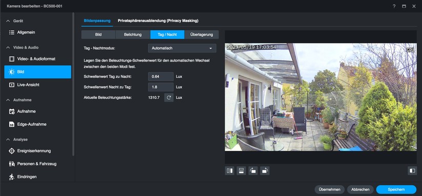 Synology BC500: Setup und Einstellungen