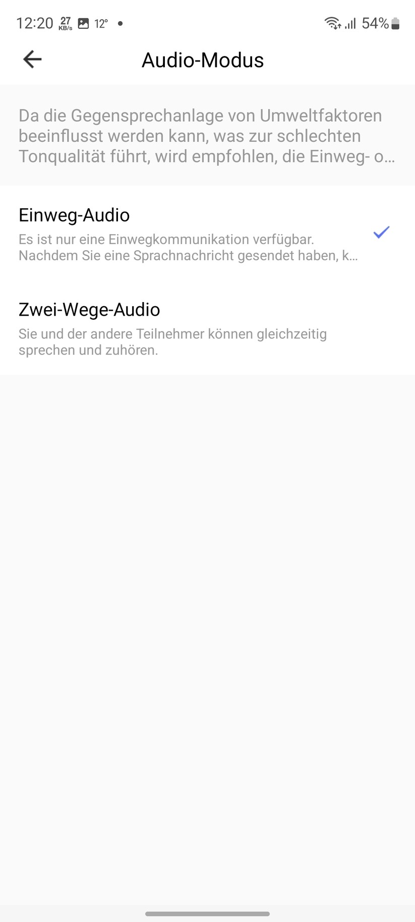 Digitaler Türspion Tmezon MZ-DV11 wird über die Tuya-App gesteuert.