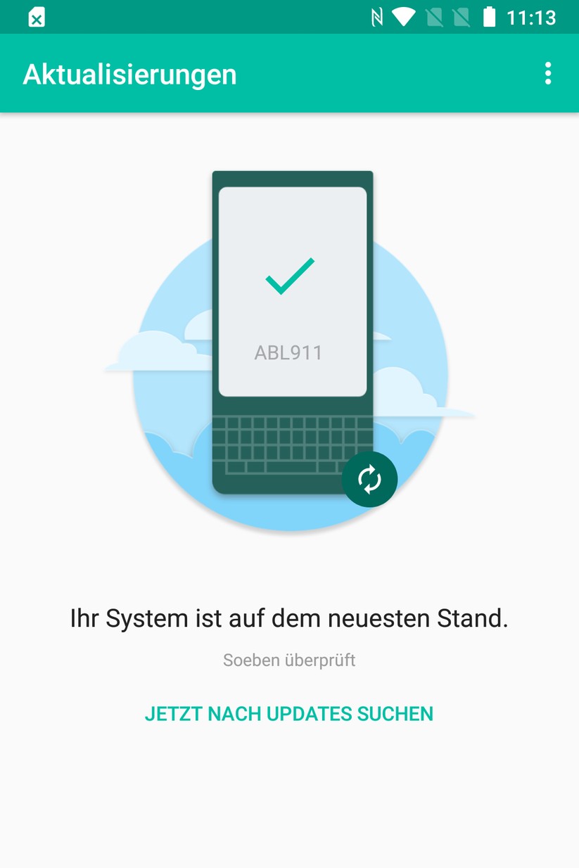 Stand der Software