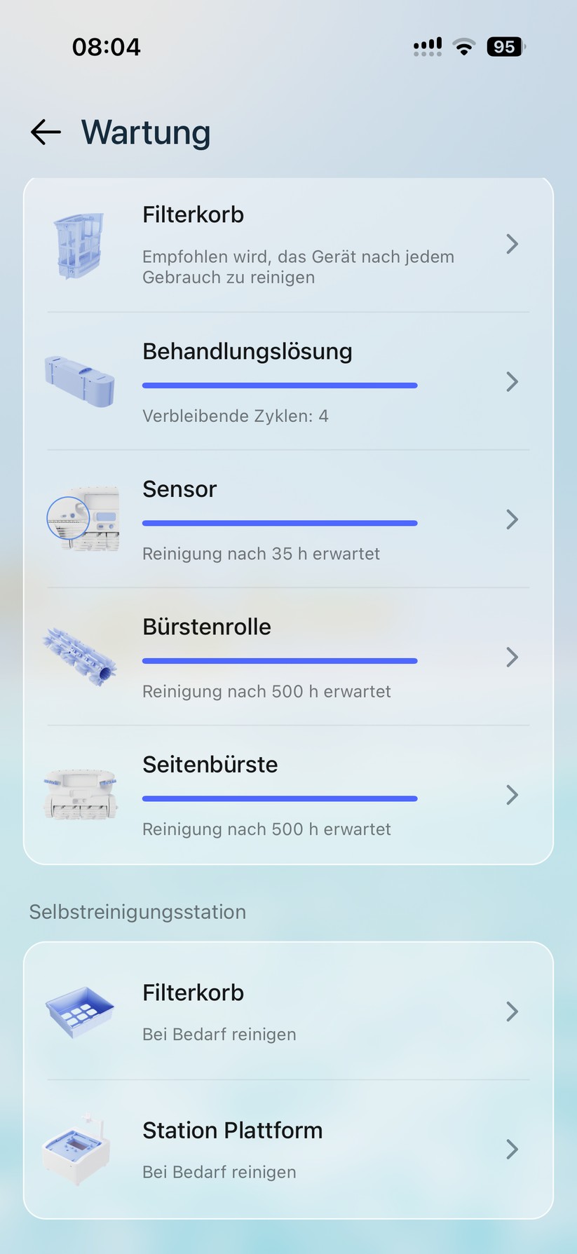 Beatbot Aquasense X - Bilder App