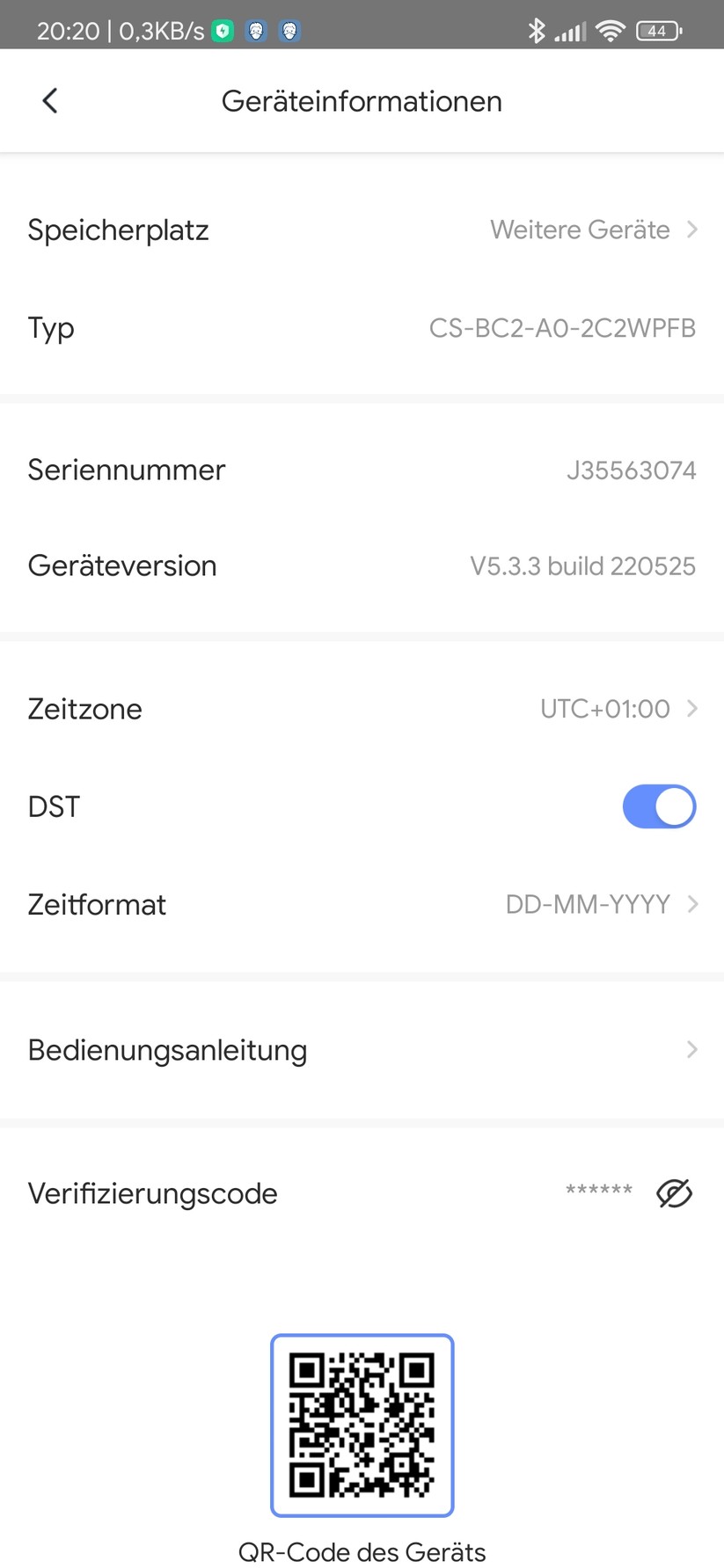 Ezviz BC2: App