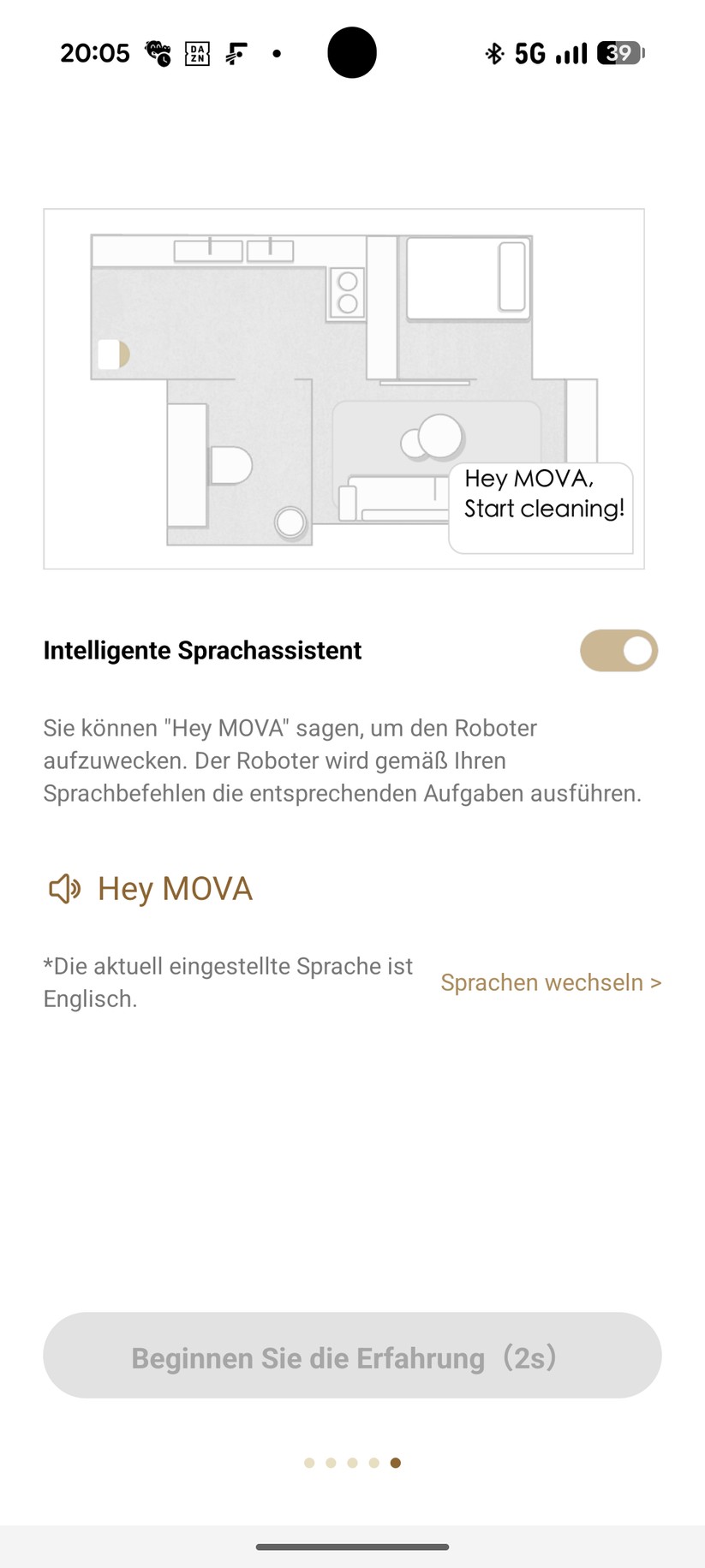 Mova P50 Pro Ultra – App & Einrichtung