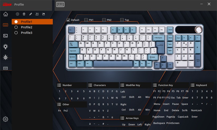 Royal Kludge S98 Bilder - App