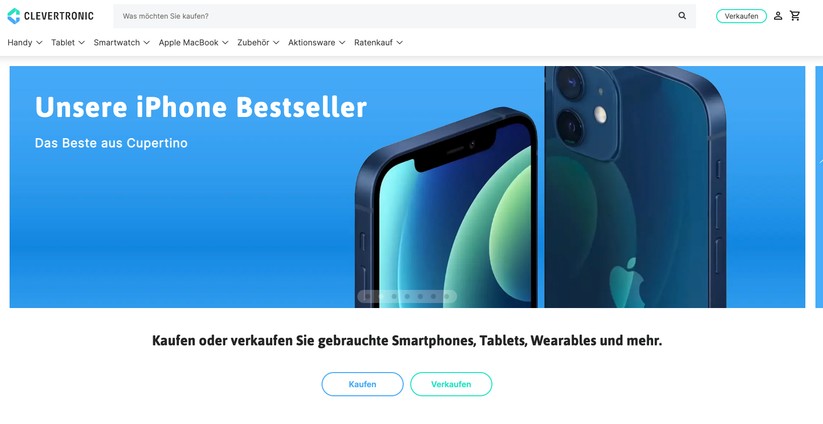 Bei Clevertronic sieht man genau, welche Mängel das gewünschte Produkt hat.