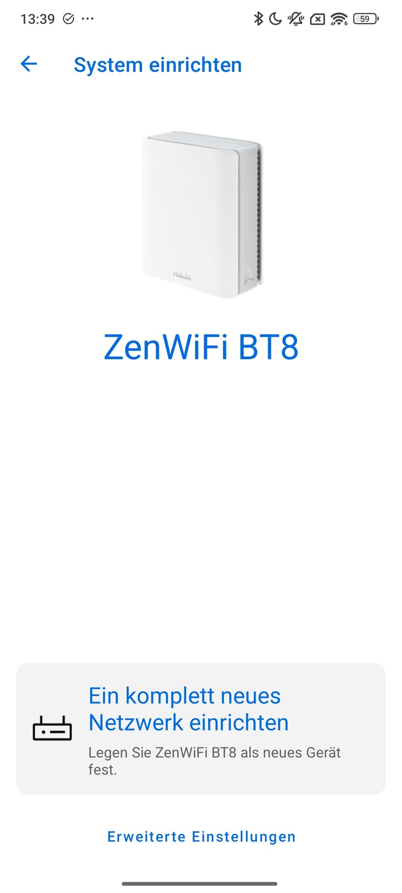 Asus Zenwifi BT8 – App