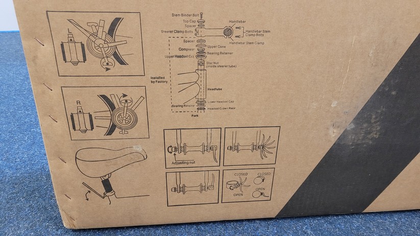 Accolmile E-Road: Verpackung, Lieferumfang und Aufbau