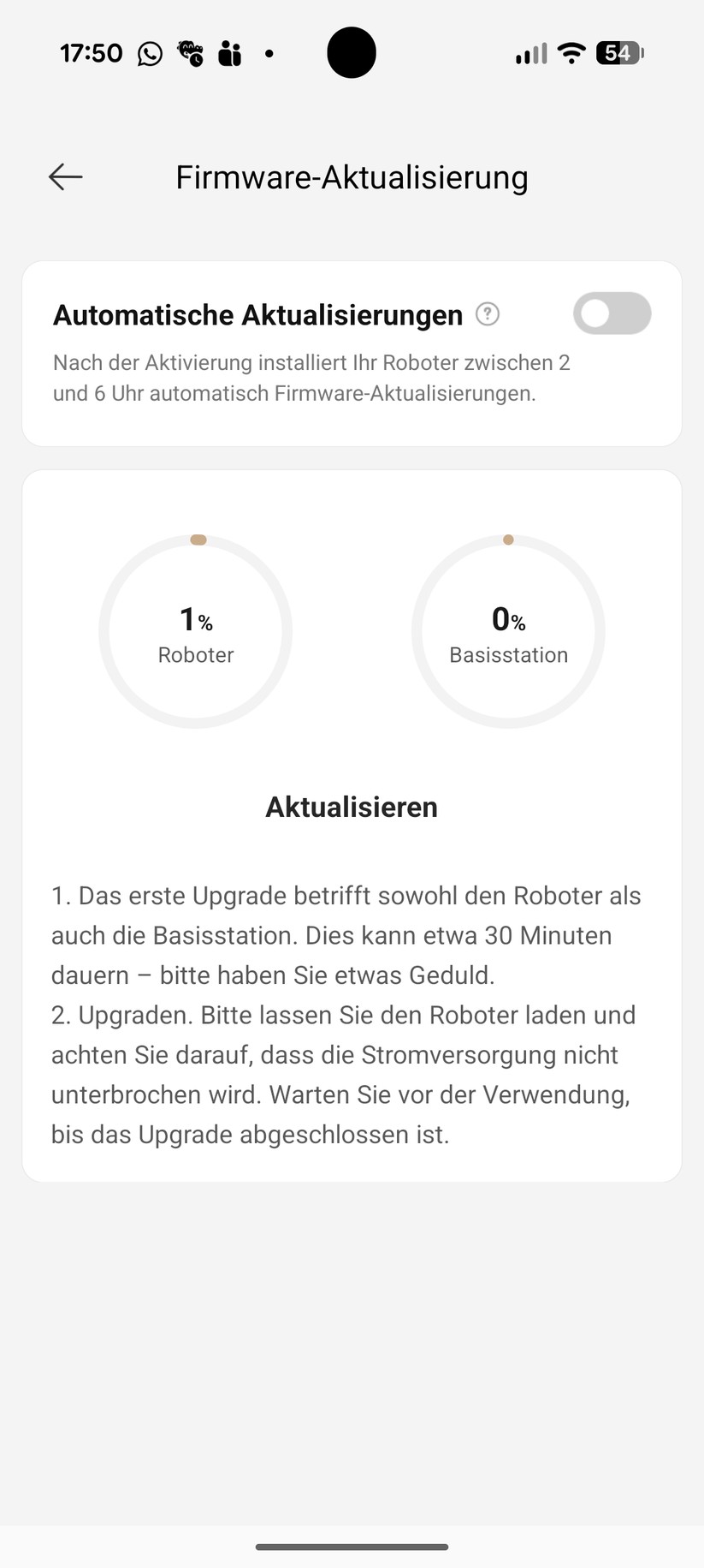Dreame Aqua 10 Ultra Roller – App & Einrichtung