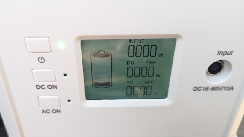 Die Kapazitätsanzeige in 20-Prozent-Blöcken ist arg ungenau.