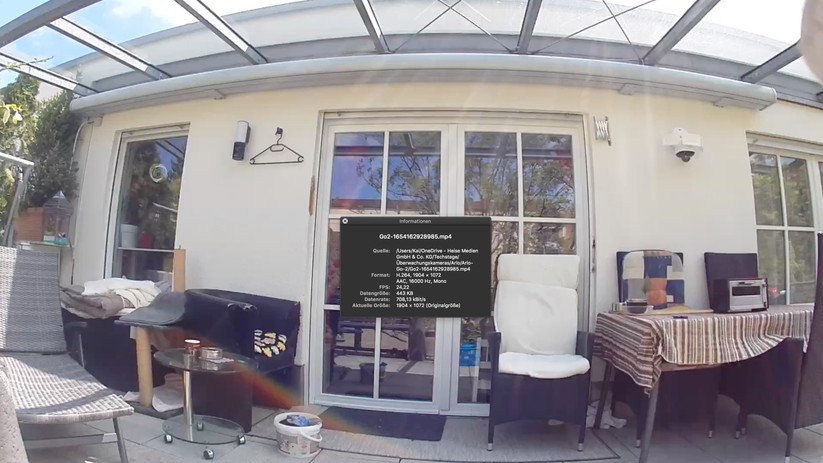 Videos nimmt Arlo Go 2 mit 24 fps im Full-HD-Format mit H.264-Codec auf.