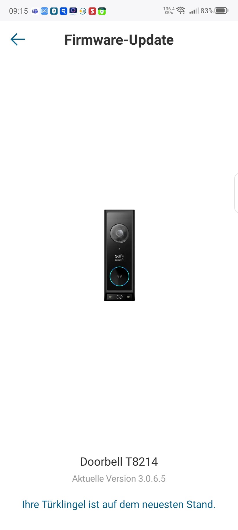 Eufy Video Doorbell E340: Konfiguration