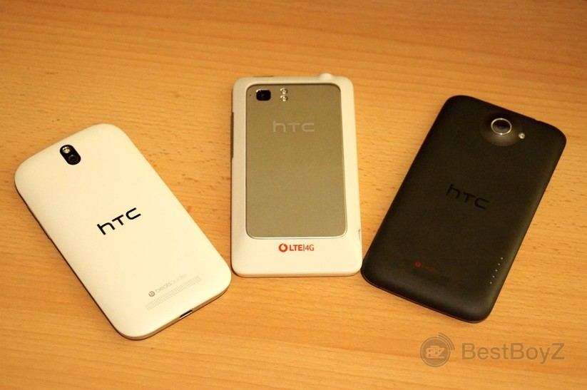 4Gs von HTC: HTC One SV vs. HTC Velocity 4G vs HTC One XL